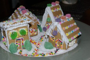 Gingerbread village
