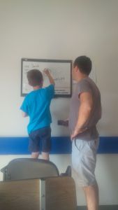 Drawing pictures in my hospital room