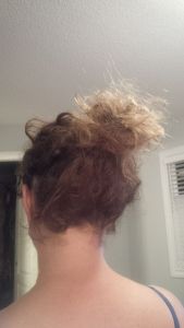 My super crusty hair.