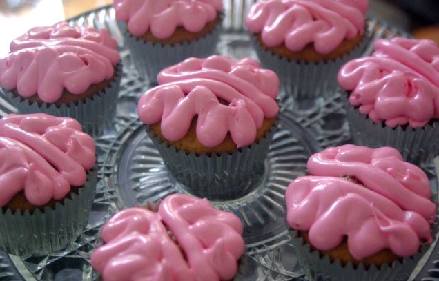brain cupcakes