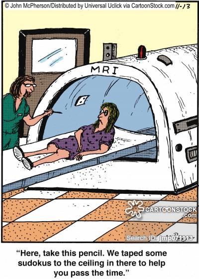 'Here, take this pencil. We taped some sudokus to the ceiling in there to help you pass the time.'